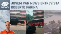 Capitão da Defesa Civil fala sobre mortes e alagamentos devido às fortes chuvas em SP e no RJ