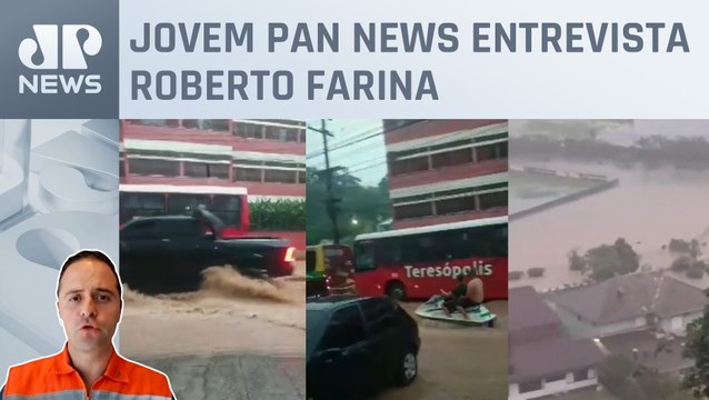 Capitão da Defesa Civil fala sobre mortes e alagamentos devido às fortes chuvas em SP e no RJ