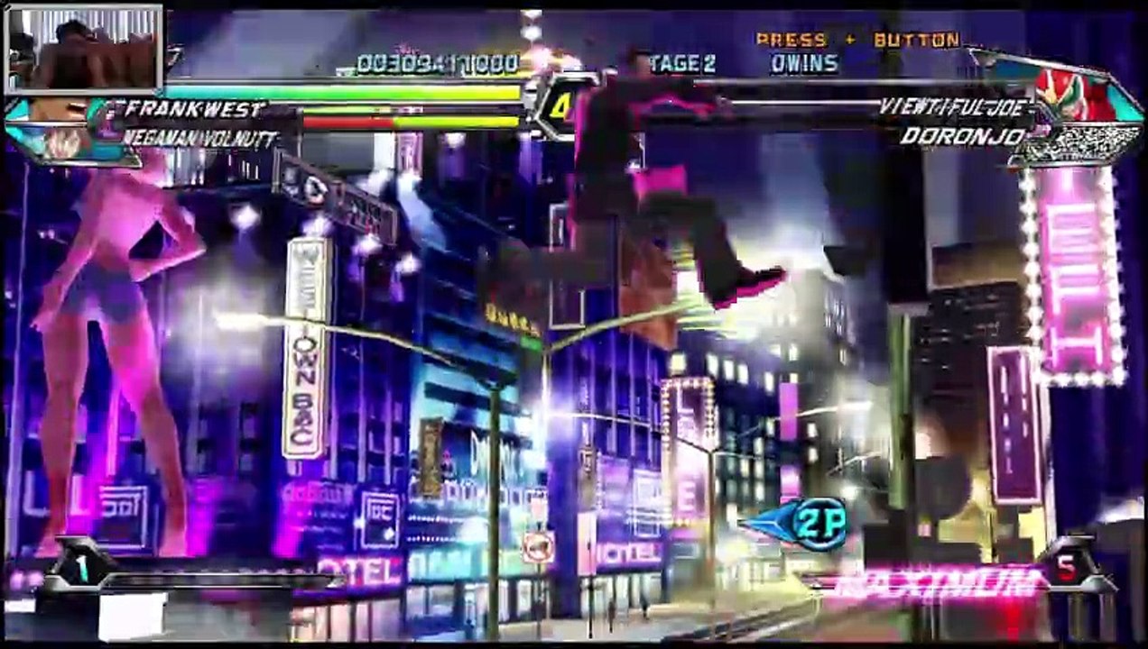 (Wii) Tatsunoko vs. Capcom Ultimate All-Stars - 12 - Mega Man Volnut and Frank West - Lv 8