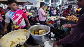 Beguni Bhaji Street Food - Baingan Pakora Street Food - Baingan Bhaji Recipe