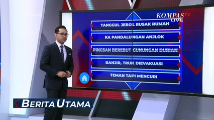 Nono Hanya Bisa Pasrah Menyaksikan Rumahnya Rusak Akibat Kuatnya Arus Tanggul Jebol