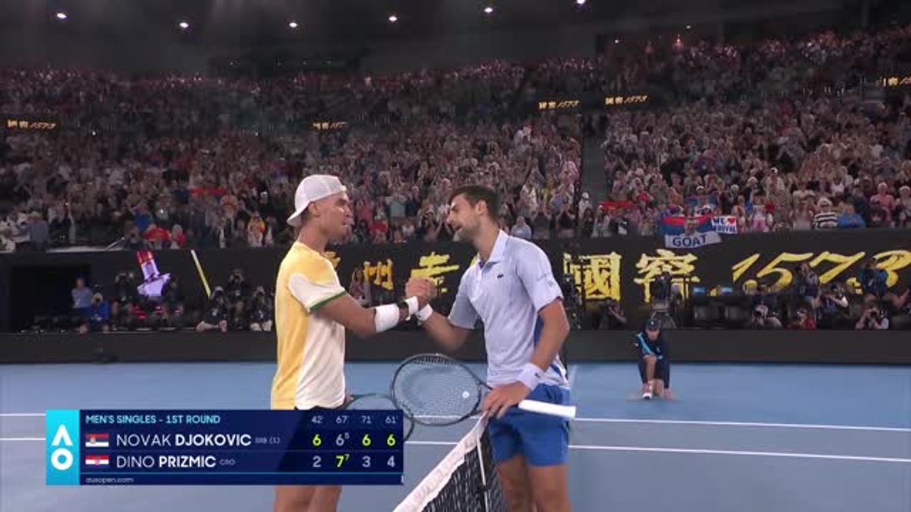 Open d'Australie - Bousculé par Prizmic, Djokovic s'en sort pour son entrée en lice