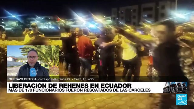 Informe desde Quito: guardias penitenciarios fueron liberados de cárceles ecuatorianas