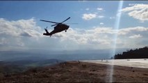 شاهد: هليكوبتر تنقل المصابين إلى مستشفى شمال إسرائيل بعد الهجوم الصاروخي لحزب الله