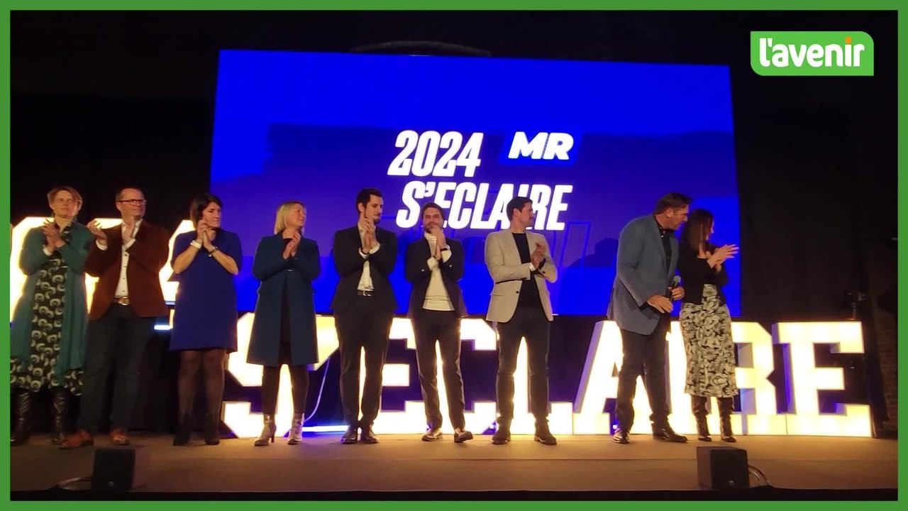 Cérémonie des voeux du MR Hennuyer à Ath: Georges-Louis Bouchez dit quelques mots au sujet de Véronique Durenne