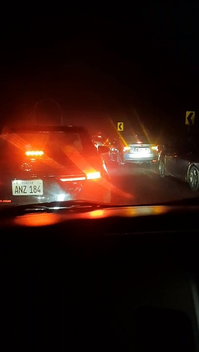 M2 has ben closed deu to fog.