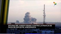teleSUR Noticias 11:30 14-01: Asedio israelí contra la Franja de Gaza cumple 100 días