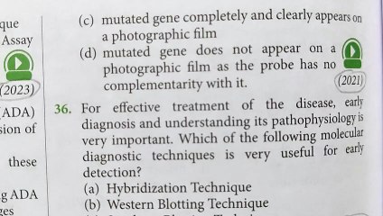 NEET 2021 MCQ Biotechnology and Its Applications