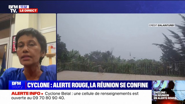 Cyclone Belal: Nous avons dix centres d'hébergement [...] nous avons accueilli autour de 55 personnes indique la maire de Saint-Denis de la Réunion, Ericka Bareigts