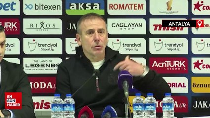 Abdullah Avcı: Bugünkü mücadeleyi rakip kazanabilirdi, biz de kazanabilirdik