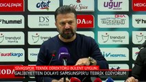Bülent Uygun: Samsunspor'u tebrik ediyorum