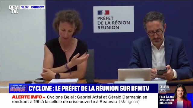 Cyclone Belal: On attend des vents de 200 km/h sur le littoral indique Céline Jauffret, directrice interrégionale de Météo France