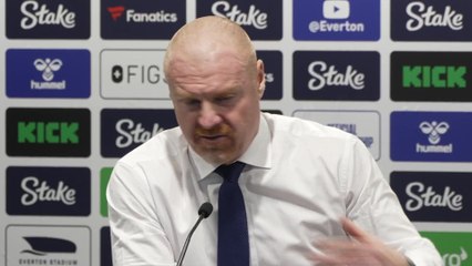 Dyche reaction to Everton's goalless Villa draw