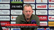 Sergen Yalçın, Trabzonspor maçı sonrası konuştu: 1 puan bizim için üzücü
