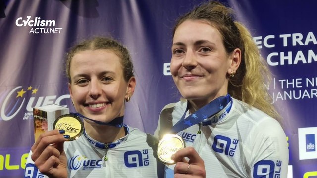 Piste - Europe - Apeldoorn 2024 - Marion Borras et Valentine Fortin, championnes d'Europe : On ne réalise pas trop ce qu'il nous arrive !