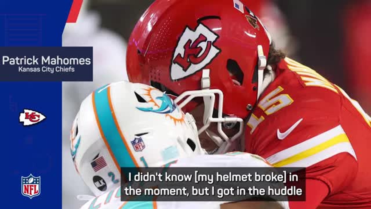 'Great competitor' Mahomes jokes on frozen helmet struggles