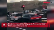 Mardin'de feci kaza! Otomobil ile TIR çarpıştı: 2 ölü, 2 yaralı