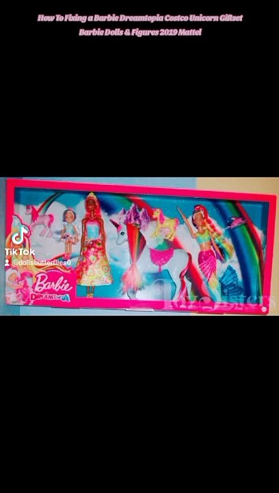 How To Fixing a Barbie Dreamtopia Costco Unicorn Giftset Barbie Dolls & Figures 2019 Dolls