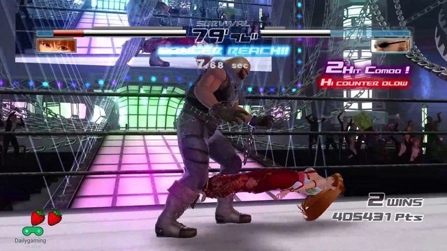 DEAD OR ALIVE 4 SURVIVAL MODE Kasumi AND BAYMAN 4K 60 FPS GAMEPLAY