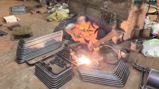Mass Production Process of Wheelchair in Factory - DIY Manual Wheelchair - Wheelchair Manufacturing