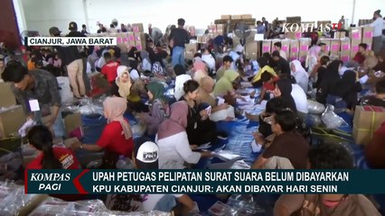 Upah Petugas Pelipatan Surat Suara di Cianjur Belum Dibayarkan KPU