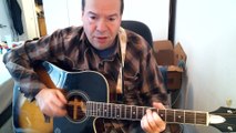 Country-blues-Western guitar styles: the major A open tuning. A start.