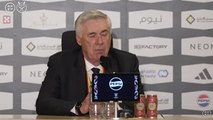 Ancelotti sobre las peleas de Vinicius y su partido ante Araujo