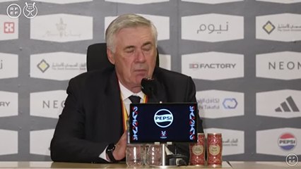 Ancelotti sobre las peleas de Vinicius y su partido ante Araujo