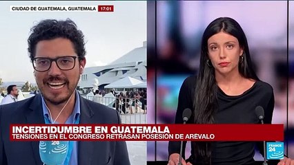 Informe desde Ciudad de Guatemala: disputas en el Congreso retrasan la investidura presidencial