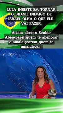 Lula insiste em tornar o Brasil inimigo de Israel olha o que ele vai fazer !