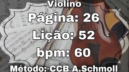 Aprenda Violino: Lição 52 em 60 bpm 🎻 | Guia Completo para Iniciantes