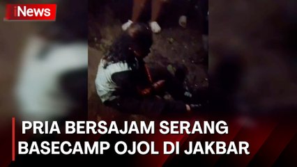 Basecamp Ojol Diserang Pria Bersajam di Jakbar, 1 Orang Luka-Luka