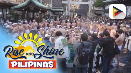 Mga mananampalataya sa Tokyo, sinalubong ang bagong taon sa paglubog sa nagyeyelong tubig