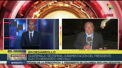 En Guatemala se ultiman detalles para la juramentación de Bernardo Arévalo como presidente