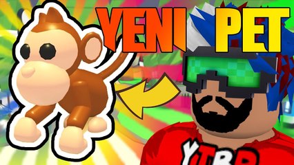  SİRKTEN YENİ MAYMUN PET ALDIK  | ROBLOX ADOPT ME  MONKEY  | [ KOMİK HİKAYE ]