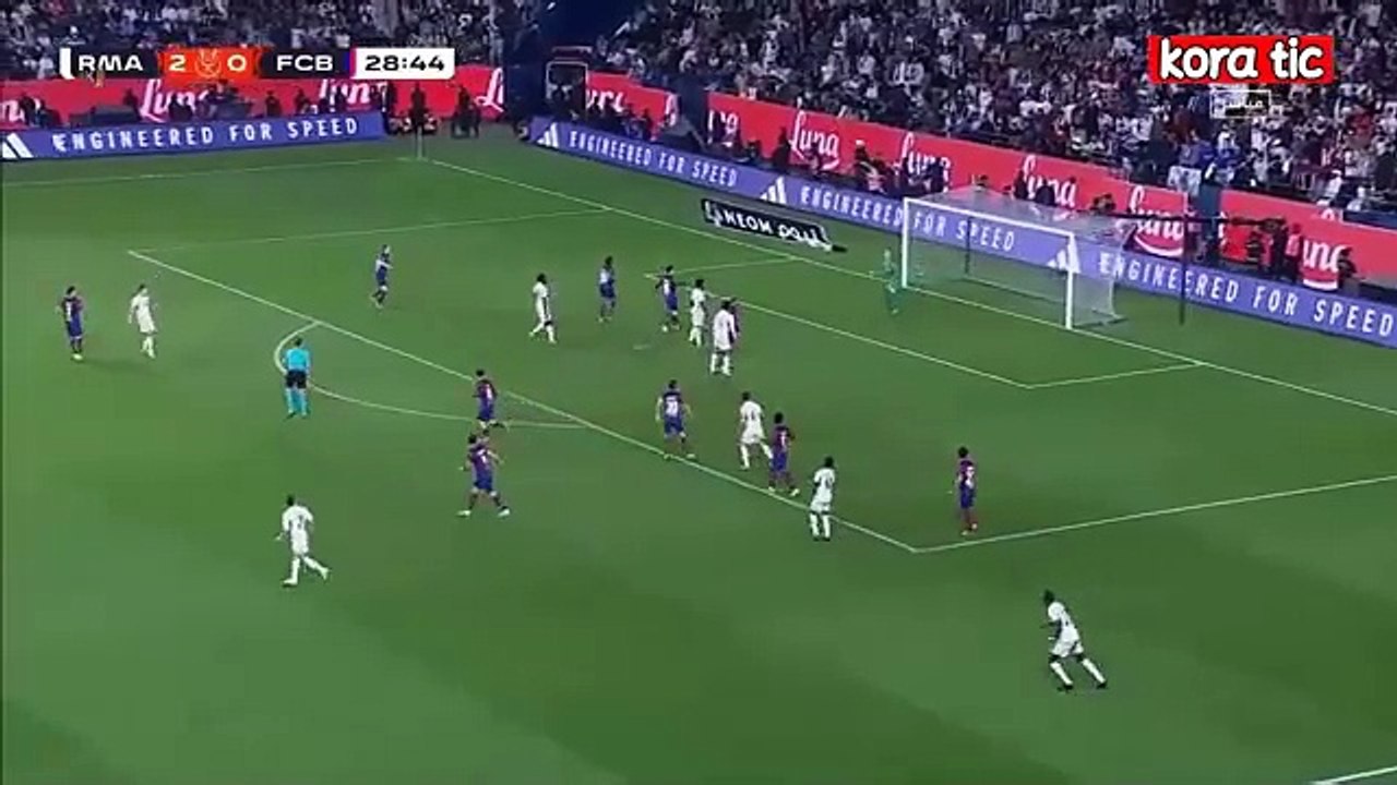 ملخص مباراة ريال مدريد وبرشلونة  نهائي كاس السو...