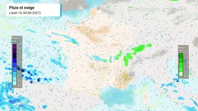 Vers d'importantes chutes de neige mercredi ? Une journée à suivre de près !