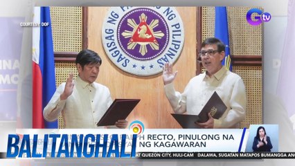 Finance Sec. Ralph Recto, pinulong na ang mga opisyal ng kagawaran | BT