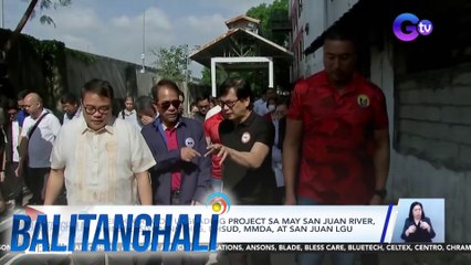 Neighborhood upgrading project sa San Juan River, ininspeksiyon ng DILG, DHSUD, MMDA, at San Juan LGU | BT