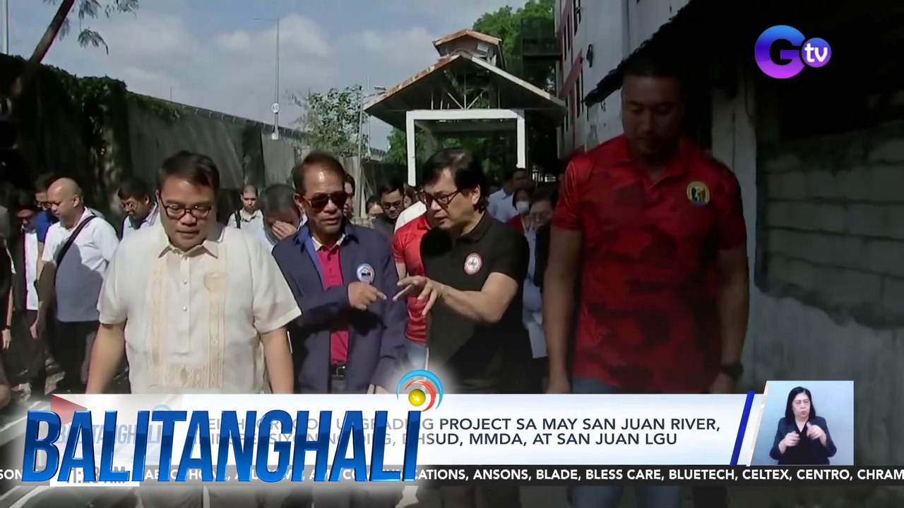 Neighborhood upgrading project sa San Juan River, ininspeksiyon ng DILG, DHSUD, MMDA, at San Juan LGU | BT