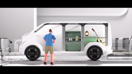 Kia PBV CES 2024 - Factory dynamic hybrid