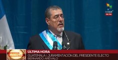Bernardo Arévalo jura como nuevo presidente de Guatemala