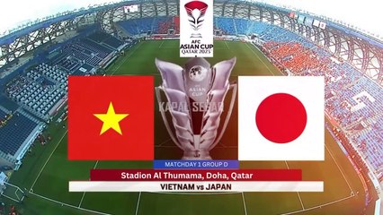 Perlawanan timnas Palestina dan Timnas Vietnam di Piala Asia 2023