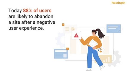 Measuring performance and user experience with HeadSpin's impact score