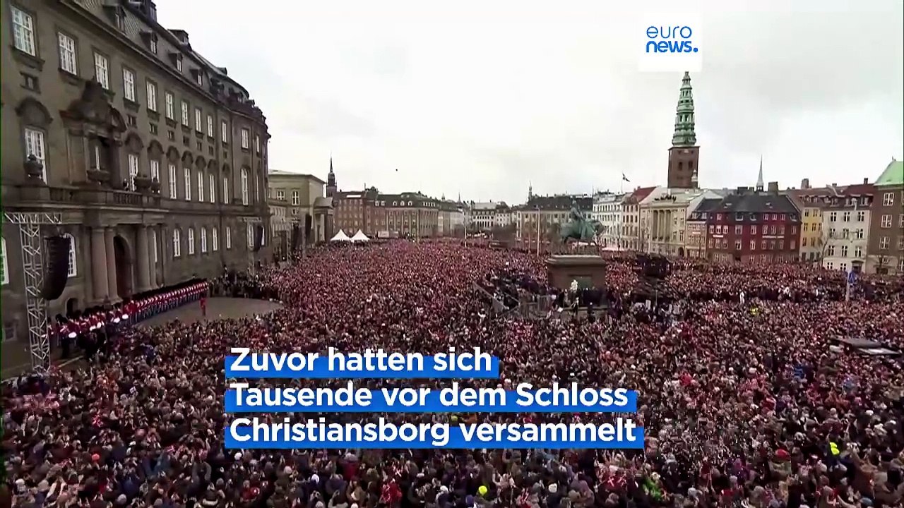 Riesengroße Show für Thronfolger: Dänemark feiert seinen neuen König