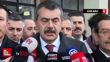 Ögrencilerden şehitler Için saygi durusu:  Bakan Yusuf Tekin açıklama yaptı