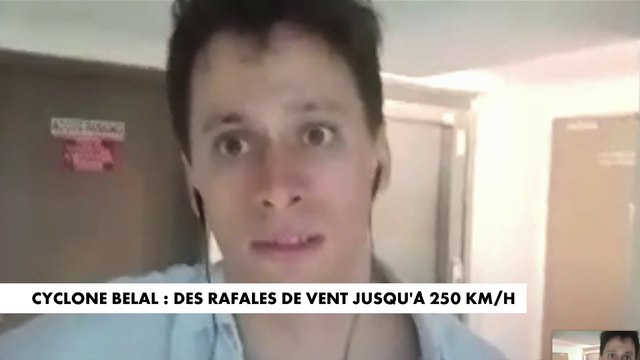 Cyclone Belal : des rafales de vent jusqu'à 250 km/h