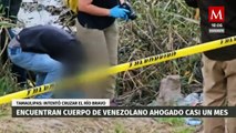 Encuentran cuerpo de migrante venezolano en el río Bravo en Matamoros, Tamaulipas