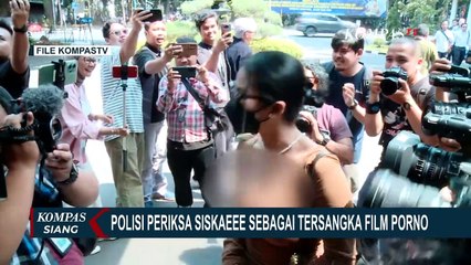 Pemeriksaan Perdana Siskaeee sebagai Tersangka Film Porno di Jaksel
