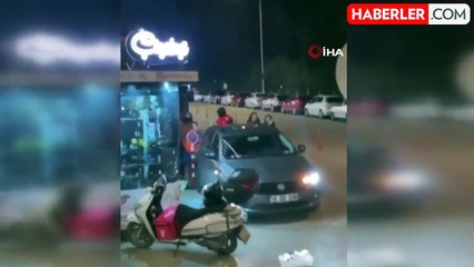 Kavgaya tutuşan gençler mahalleyi boks ringine çevirdi